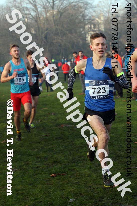 Junior men, European Cross Country Trials, Sefton Park, Liverpool. Photo: David T. Hewitson/Sports for All Pics